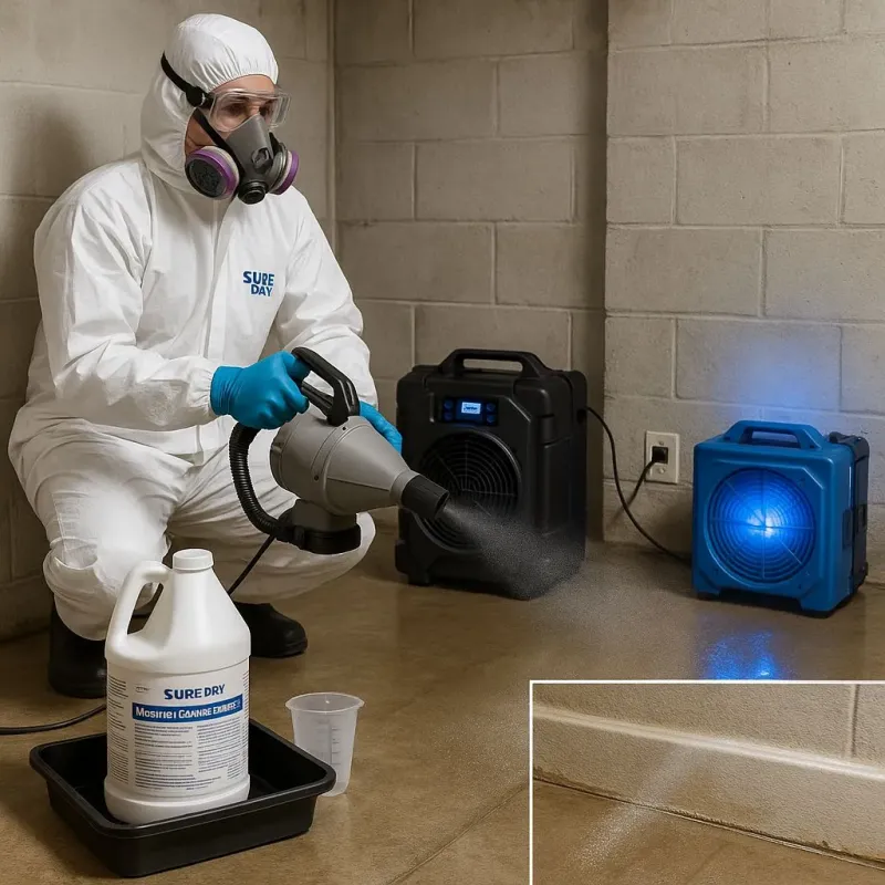 Sanitization and Odor Removal process in Newman, CA